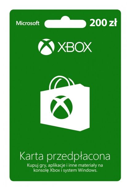 Karta przedpłacona Xbox Live 200 zł