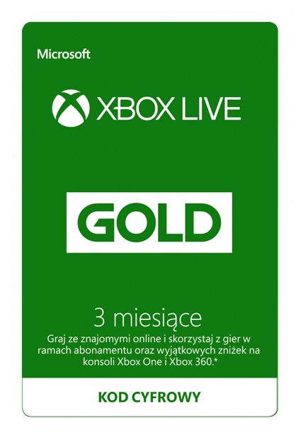 Microsoft GOLD Live na 3 miesiące