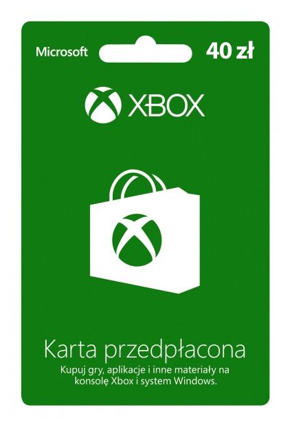 Karta przedpłacona Xbox Live 40 zł