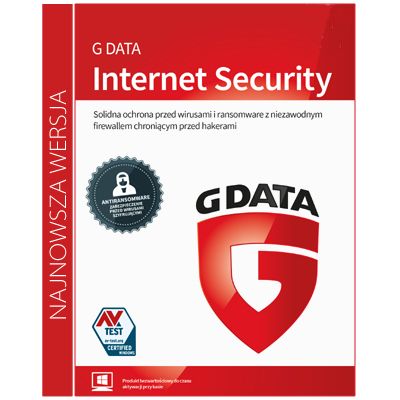 G Data Internet Security 3PC / 2Lata