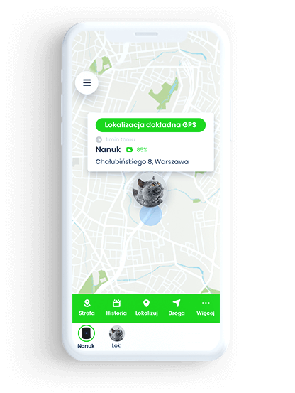 Locon Cat - Wodoodporny Lokalizator GPS dla kota