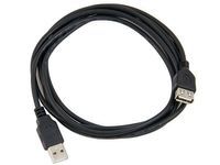 Kabel 2x USB A 200cm Uniwersalny Hot Swap czarny KP1