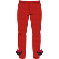 Legginsy dziewczęce błyszczące Myszka Minnie Czerwone 128