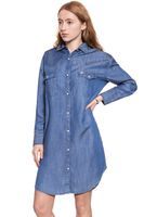DAMSKA SUKIENKA LEE SHIRT DRESS BLEACHED DENIM L50UKRES XS