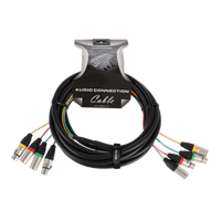 Kabel wieloparowy multicore 8x XLR 6 m Roxtone