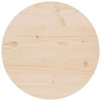 Blat stołu, Ø40x2,5 cm, lite drewno sosnowe