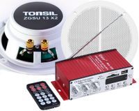 TONSIL RADIO ŁAZIENKOWE SUFIT BLUETOOTH MP3 FM BT