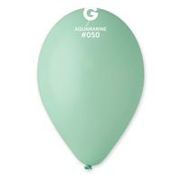 Balony pastelowe turkusowo zielone, 30 cm 3 szt.