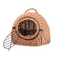 EFA KLATKA DLA KOTA BUDA DLA PSA DOMEK DLA ZWIERZĄT ZAMYKANY Z PODUSZKĄ TRANSPORTER DLA KOTA 55X45 H47 CM