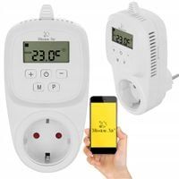 Gniazdkowy regulator temperatury termostat WIFI Mission Air NEST