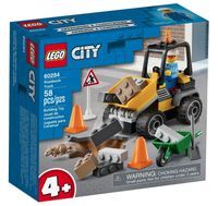 KLOCKI LEGO CITY POJAZD DO ROBÓT DROGOWYCH 58 EL. 60284