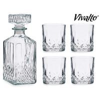 Zestaw do whisky karafka i 4 szklanki VIVALTO