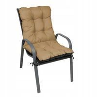 Poduszka na krzesło ogrodowe leżak 48x48x48 beż