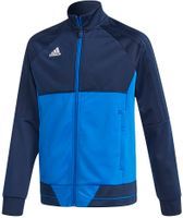 Bluza dla dzieci adidas Tiro 17 Polyester Jacket Junior granatowo-niebieska BQ2610 116cm