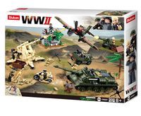 KLOCKI SLUBAN WW II Bitwa pod Kurskiem 998 kompatybilne z LEGO