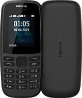 Telefon Komórkowy NOKIA 105 Dual Sim czarny