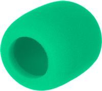 Uniwersalna gąbka osłona owiewka na mikrofon SHURE zielona