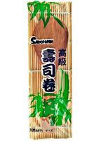 Mata bambusowa z łopatką do ryżu 24x24cm - Sadomaw