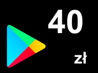 Karta Google Play 40 zł Kod Prepaid Klucz Android