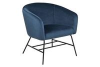 Fotel Ramsey VIC navy blue glamour