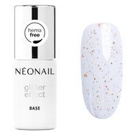 NEONAIL Baza pod lakier hybrydowy Glitter Effect Base White Sparkle 7,2ml