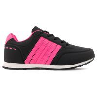 Buty sportowe dziecięce damskie czarno różowe 6 Borrego 39 Czarny