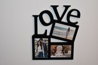 Multirama drewniana  ramka na zdjęcia z napisem  Love