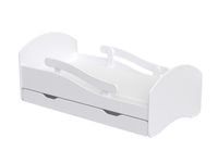 Łóżko dziecięce 180x80 białe szuflada materac dla dziecka PROMOCJA