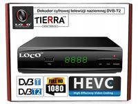 DEKODER TUNER TV NAZIEMNEJ FULL HD DVB-T2 TIERRA K33 HDMI