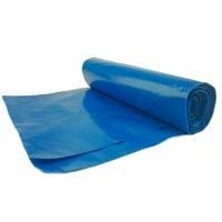 Ekologiczne worki na śmieci 120L worki foliowe na odpady z atestem higienicznym FOLIPAK LDPE niebieskie10 szt.