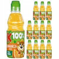 Kubuś 100% Sok pomarańcza jabłko 300 ml x12 sztuk