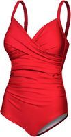 Modelujący strój kąpielowy z miseczkami Vivian 31 - czerwony 38 (M)