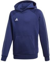 Bluza dla dzieci adidas Core 18 Hoody Junior granatowa CV3430 116cm