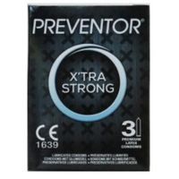 Prezerwatywy do seksu analnego X'tra Strong 3szt Preventor