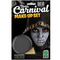 Make-up party "Farba do makijażu z gąbeczką", szara, Carnival Toys, 10 g