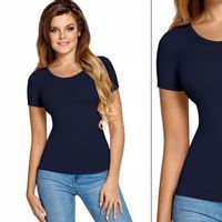 Babell Bluzka Damska Carla z Wiskozy granat XL