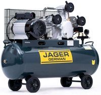 SPRĘŻARKA POWIETRZA TŁOKOWA KOMPRESOR TŁOKOWY OLEJOWY JAGER GERMAN 100L 8BAR 540L/Min 230V - Zwiększona Wydajność , Mocna Rzecz