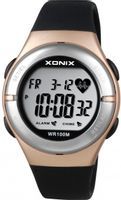 Xonix Damski zegarek treningowy, pulsometr, wskaźnik BMI, podświetlenie, WR 100M, antyalergiczny