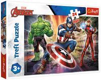 PUZZLE MAXI 24-EL. IN THE WORLD OF AVENGERS MARVEL THE AVENGERS TREFL