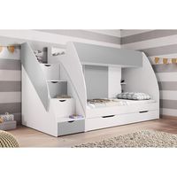 Łóżko piętrowe FRANIO dwuosobowe dla dzieci i młodzieży różne kolory