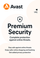 AVAST Premium Security 1 PC  1 rok