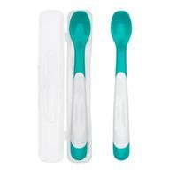 OXO Łyżeczki do karmienia w etui 2 sztuki TEAL