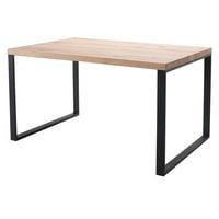 Stół dębowy do jadalni metalowy drewniany 140x80 na wymiar loftowy