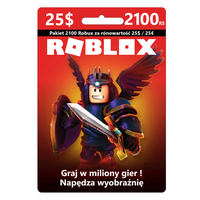 ROBLOX - Karta na 2100 Robux