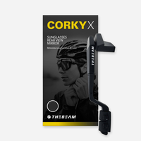 The Beam CORKY X lusterko do okularów rowerowych Czarne 14 g