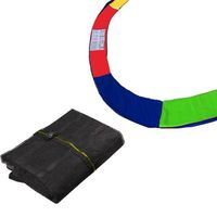 Osłona na sprężyny z siatką do trampoliny zewnętrzną 13FT 396/400/407cm multikolor