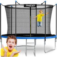 Trampolina ogrodowa 10ft/312cm z siatką wewnętrzną i drabinką Neo-Sport