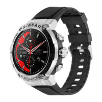 Smartwatch G-WEAR srebrny 24 tarcze zegarek uniwersalny Watchmark