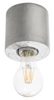 Sufitowa LAMPA natynkowa SL.0678 okrągła OPRAWA plafon tuba downlight betonowy szary
