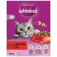 Whiskas Sucha karma dla kota Wołowina 300 g